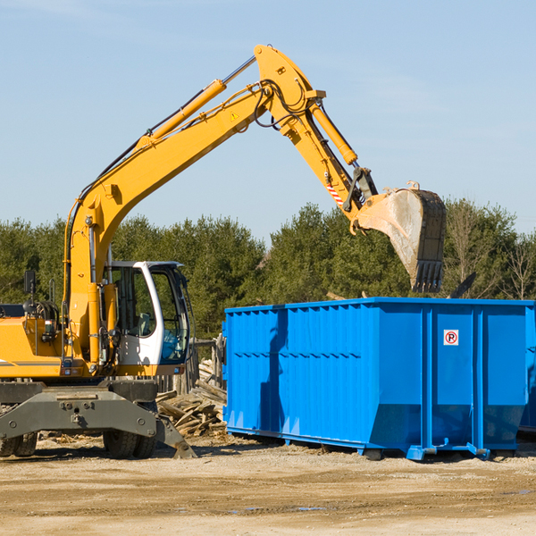 can i request same-day delivery for a residential dumpster rental in Wilton Center CT